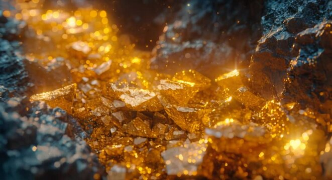 gold in the mines,gold,gold mining, gold ore
