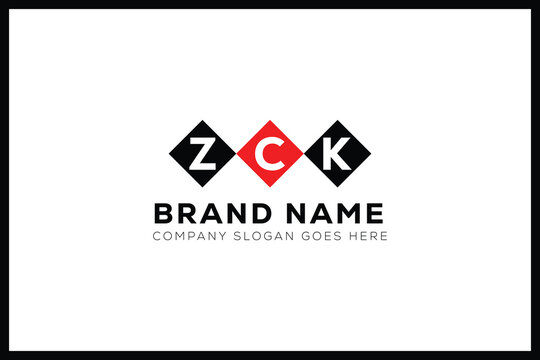 ZCK letter logo design. ZCK creative initials monogram letter logo. ZCK business and real estate logo vector template.