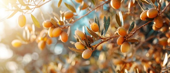 Argan tree bearing nuts versatile oil for cooking massage and beauty
