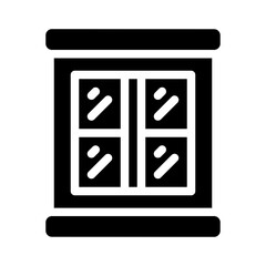 window cleaning glyph icon