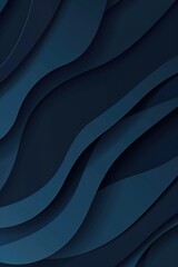 Blue and black abstract design with wave pattern