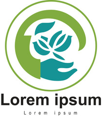 Vector wellness logo images design