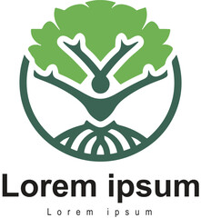 Vector wellness logo images design