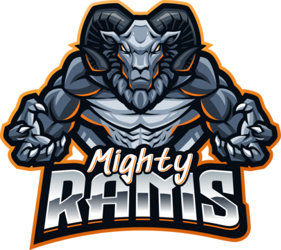 Mighty rams mascot 
