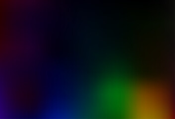 Dark Multicolor, Rainbow vector blurred and colored background. - obrazy, fototapety, plakaty
