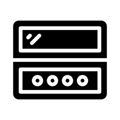 eye shadow glyph icon