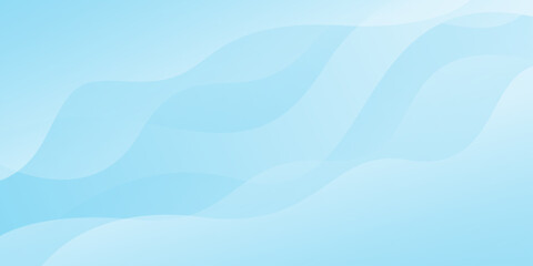 Abstract light blue curve background, blue beauty dynamic wallpaper with wave shapes. Suitable for business selling banners, ads, events, templates, pages, webs, and others	
