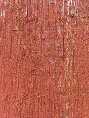 Fototapeta premium wooden background in red color with cracks