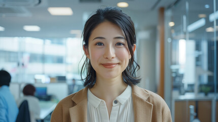 Fototapeta premium オフィスで働く女性