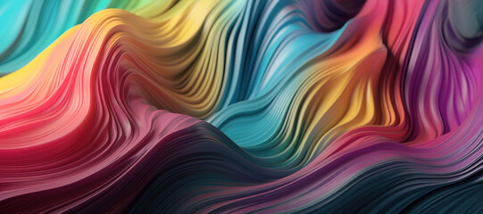 colorful wave pattern, gradation 133