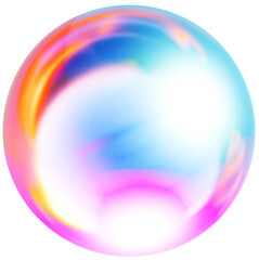 Holographic geometric shape object. Realistic geometry element for design.