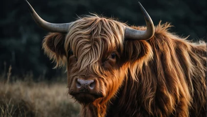 Stickers fenêtre Highlander écossais scottish highland cow