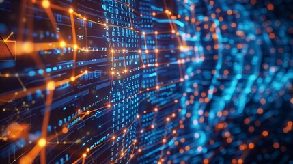 Obraz premium An AI-driven cybersecurity platform, enhanced by IoT connectivity