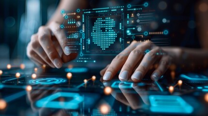 An online banking platform showcasing seamless customer service and satisfaction