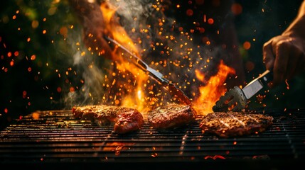 Grill Master BBQ King - Meat and Fire