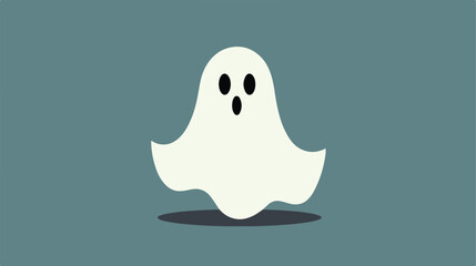 Ghost icon flat design flat vector