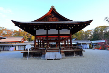 Fototapeta premium Shimogamo Shrine, a Shinto shrine at Shimogamo Izumikawacho, Sakyo Ward, Kyoto, Japan 
