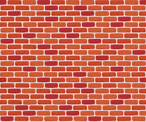 Brick wall seamless pattern vector 