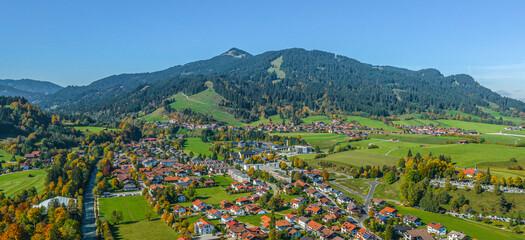 Herbstliche Stimmung in Pfronten im Ostallg&auml;u