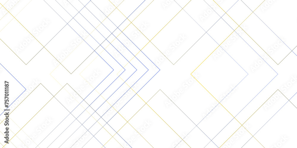 Aufkleber Abstract seamless modern architecture white and gray color technology concept with geometric line. Simple block background with lines. Futuristic blueprint background with modern design.