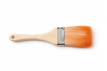Isolated paintbrush on white background
