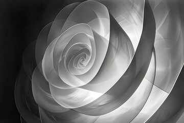 black and white abstract rose background
