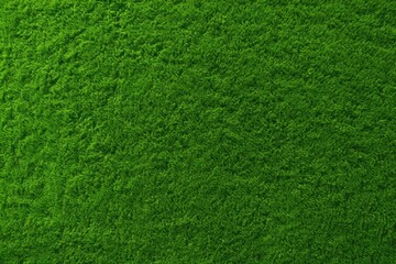 Aerial perspective of synthetic grass texture Decorative turf for garden football and golf Green backdrop