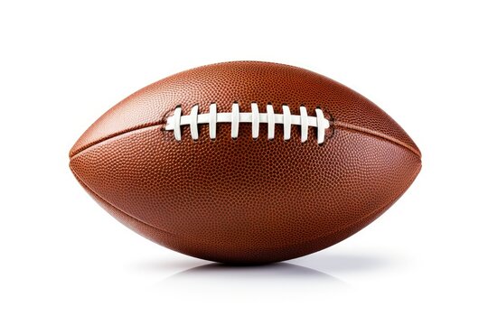 American football white background