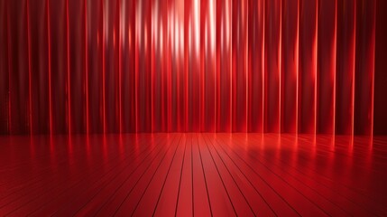 Red conference background, modern style