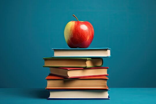 Apple on school books
