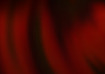 Dark Red vector background with lava shapes.