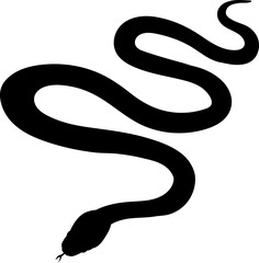 Fototapeta premium Snake Silhouette SVG Tree Snake Green Snake Chinese horoscope vector bundle rattlesnake anaconda Cobra