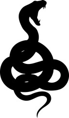 Obraz premium Snake Silhouette SVG Tree Snake Green Snake Chinese horoscope vector bundle rattlesnake anaconda Cobra