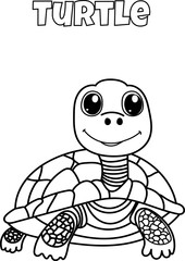 Seal Coloring Page For Kids Is A Creative Book For Coloring Where turtle - 757018961