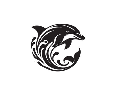  dolphin silhouette vector logo, dolphin silhouette png, dolphin silhouette outline , dolphin silhouette transparent