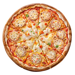 Pizza in png 24:2040x2040,600 dpi