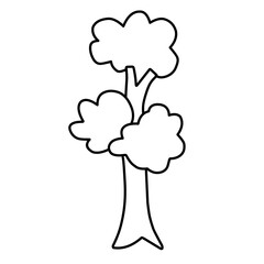 Tree Vector Line Icon