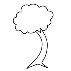 Tree Vector Line Icon
