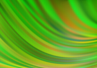Obraz premium Light Green vector pattern with bent ribbons.