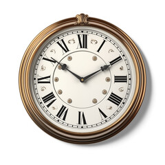 Fototapeta na wymiar old clock isolated on white