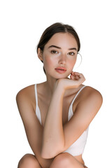 Naklejka premium woman model beauty posting