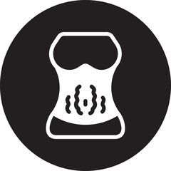 stretch marks glyph icon