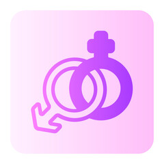 Fototapeta premium sexology gradient icon