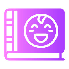 baby book gradient icon