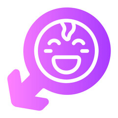 boy gradient icon