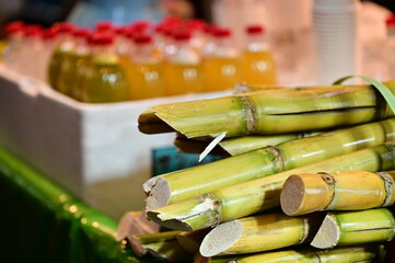 In Taiwan's Ningxia Night Market, juice stalls offer freshly squeezed orange and sugarcane juice....