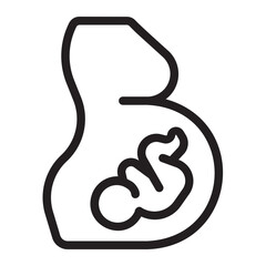 pregnancy line icon