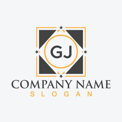 Creative GJ letter logo design for your business brands