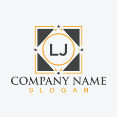Creative LJ letter logo design for your business brands