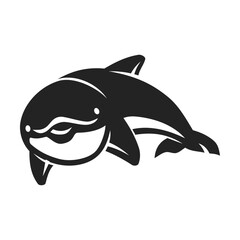 Dolphin Logo template Isolated. Brand Identity. Icon Abstract Vector graphic